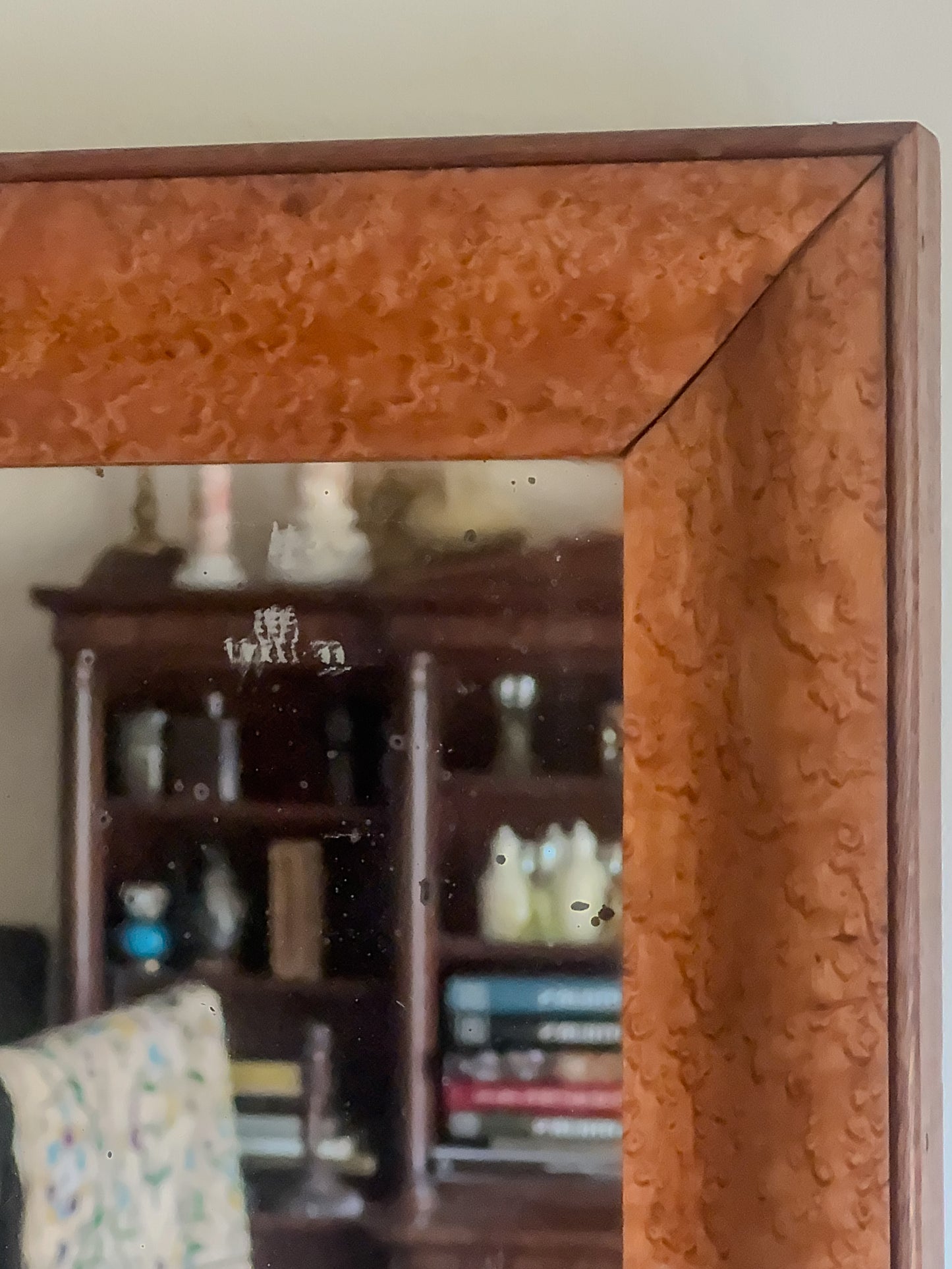 A Mid 19th Century Birds Eye Maple Mirror