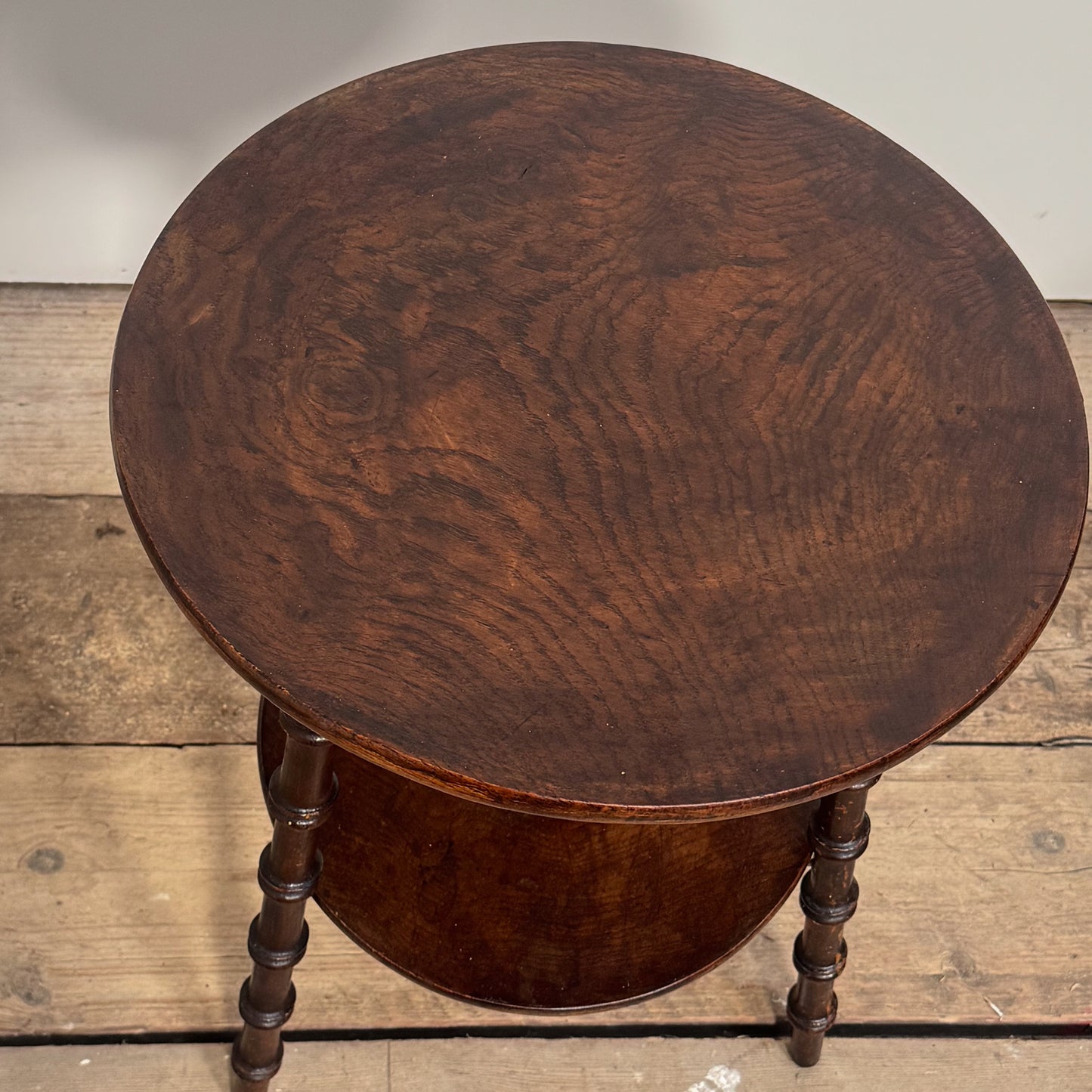 A 19th Century Elm Tiered Table