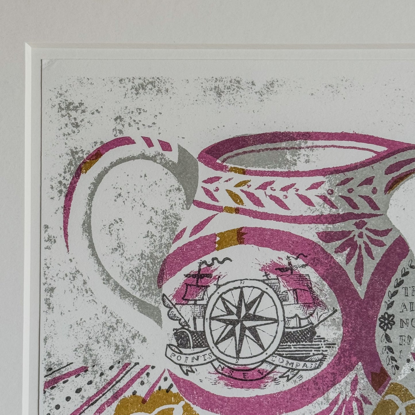 A Framed Lithograph "The Sunderland Jug" by Lawrence Mynott (b.1954)