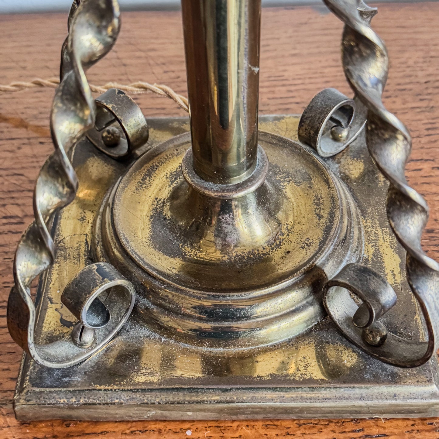 An Early 20th Century Brass Lamp
