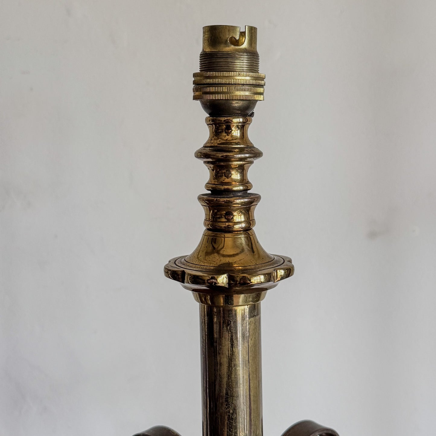 An Early 20th Century Brass Lamp