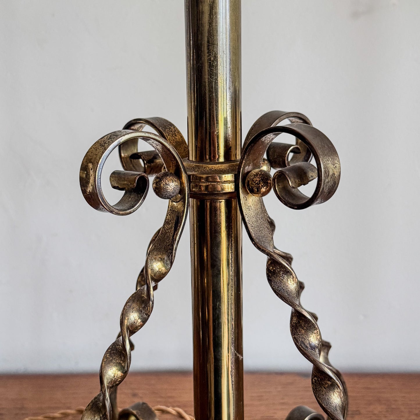 An Early 20th Century Brass Lamp