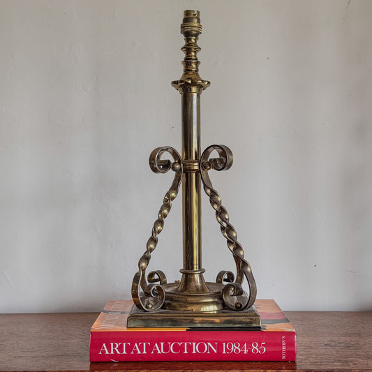 An Early 20th Century Brass Lamp