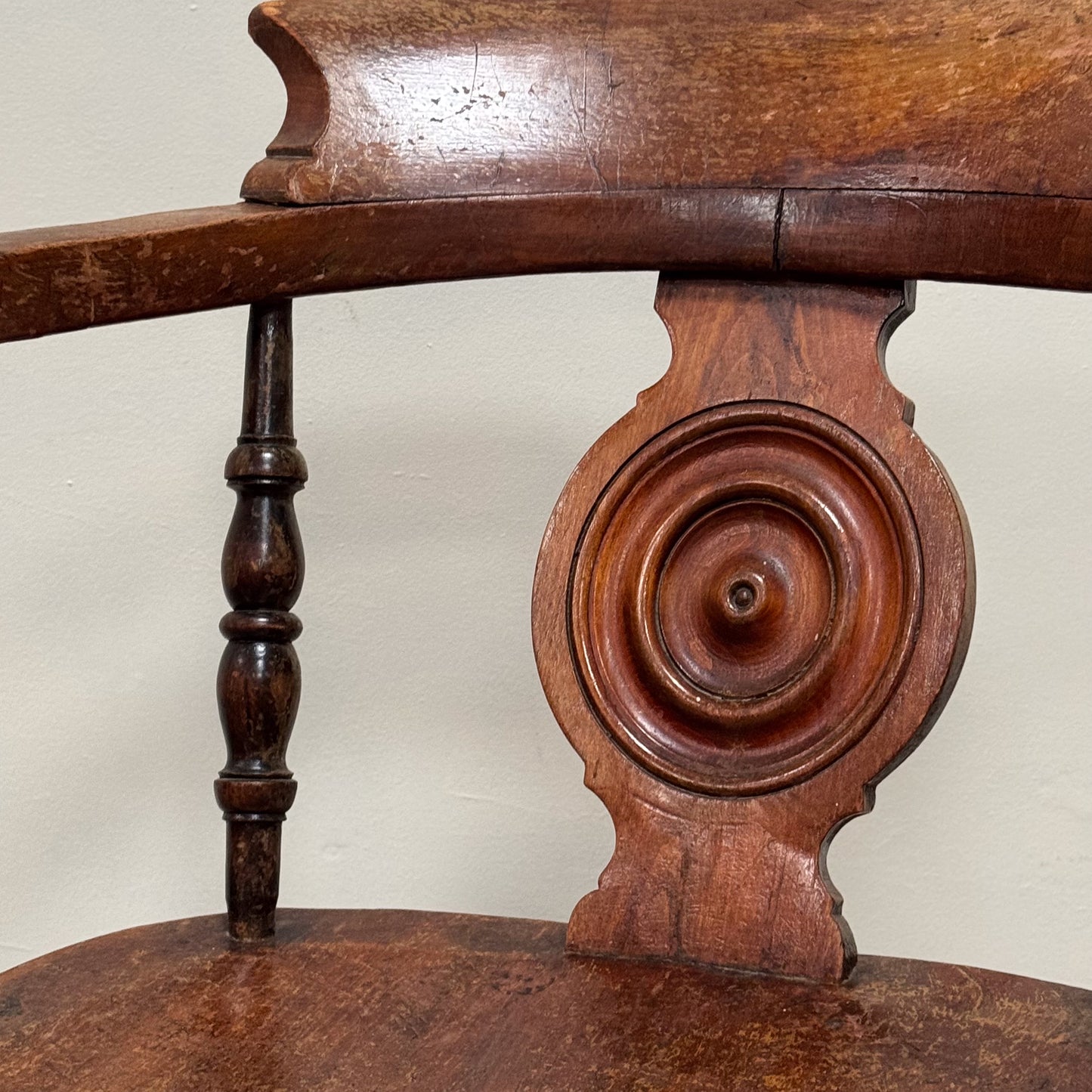 A 19th Century Birch Smokers Bow Chair