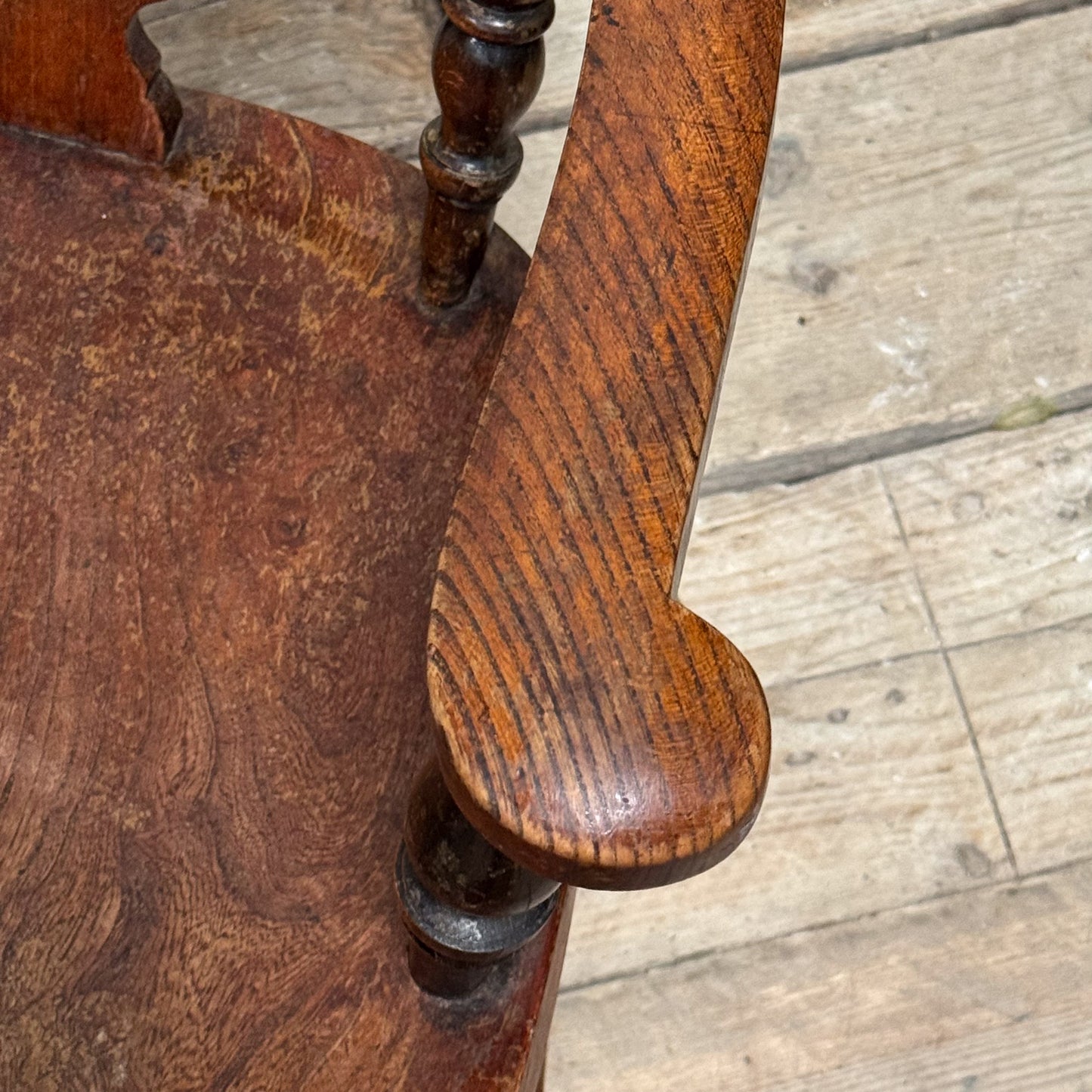 A 19th Century Birch Smokers Bow Chair