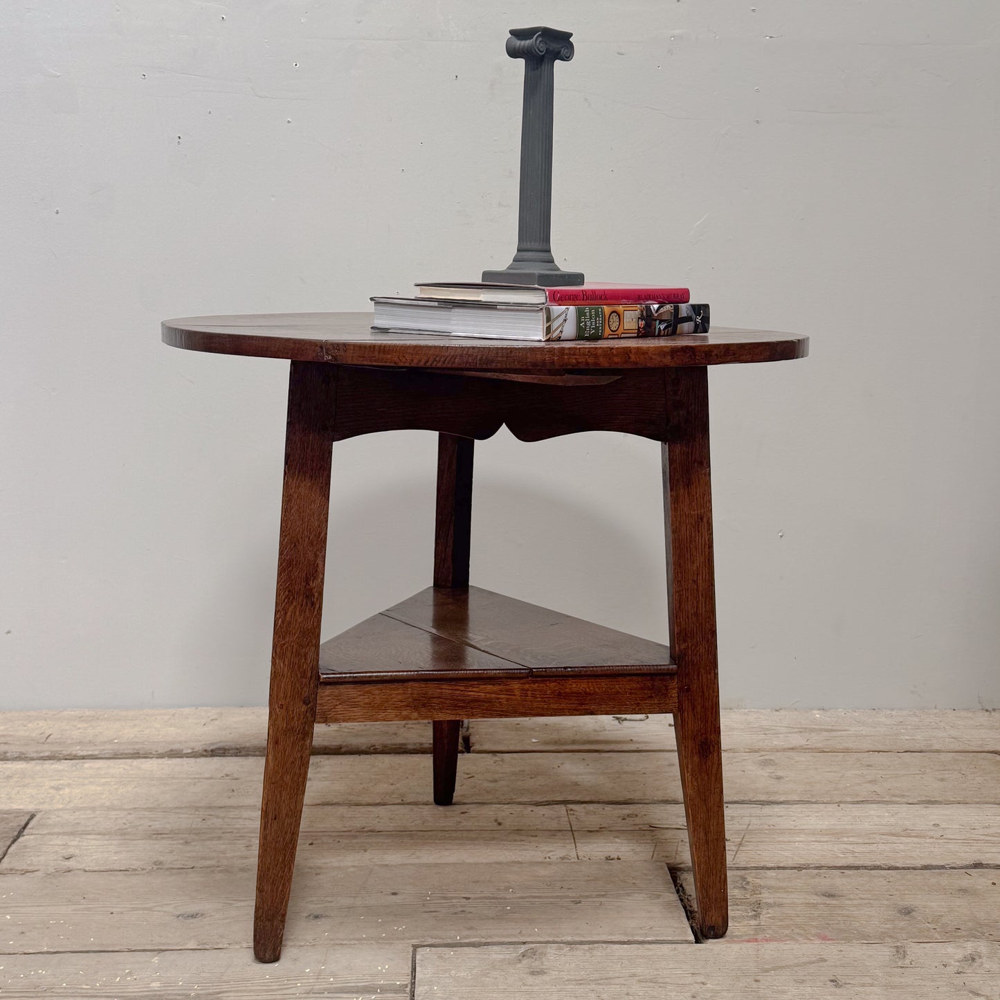 An Early 19th Century Oak Cricket Table