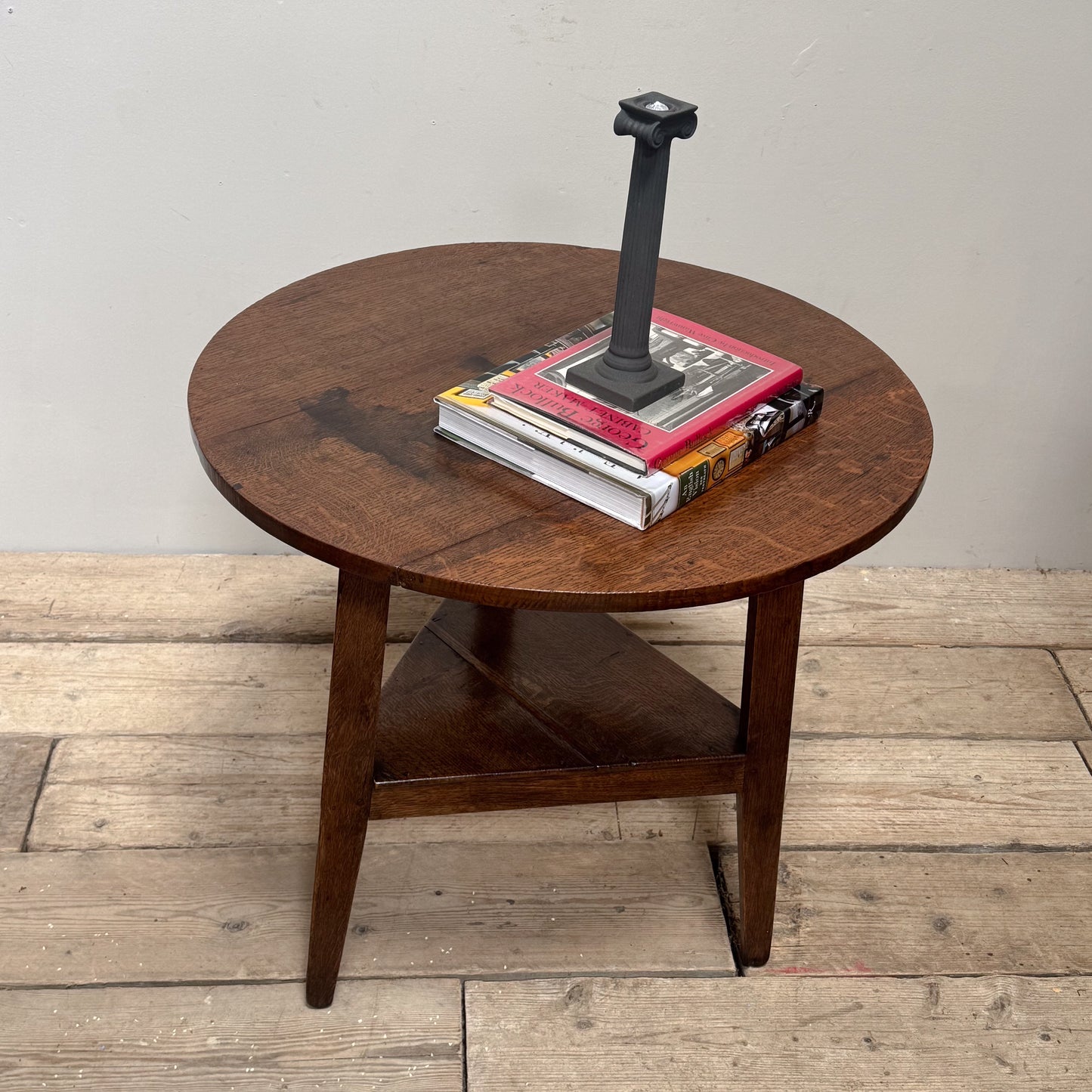 An Early 19th Century Oak Cricket Table