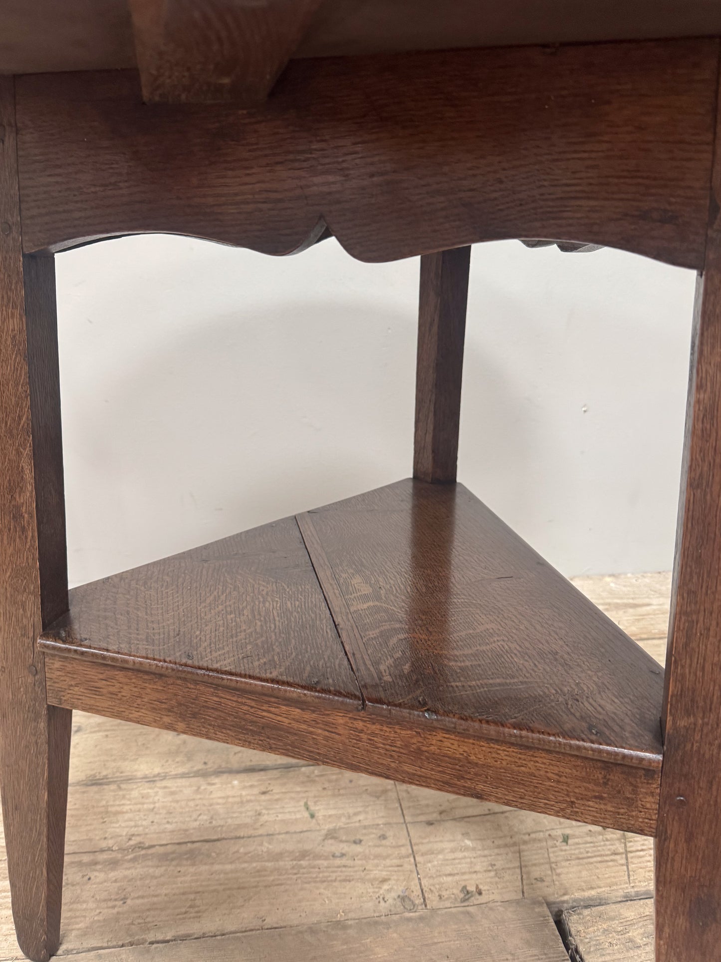 An Early 19th Century Oak Cricket Table