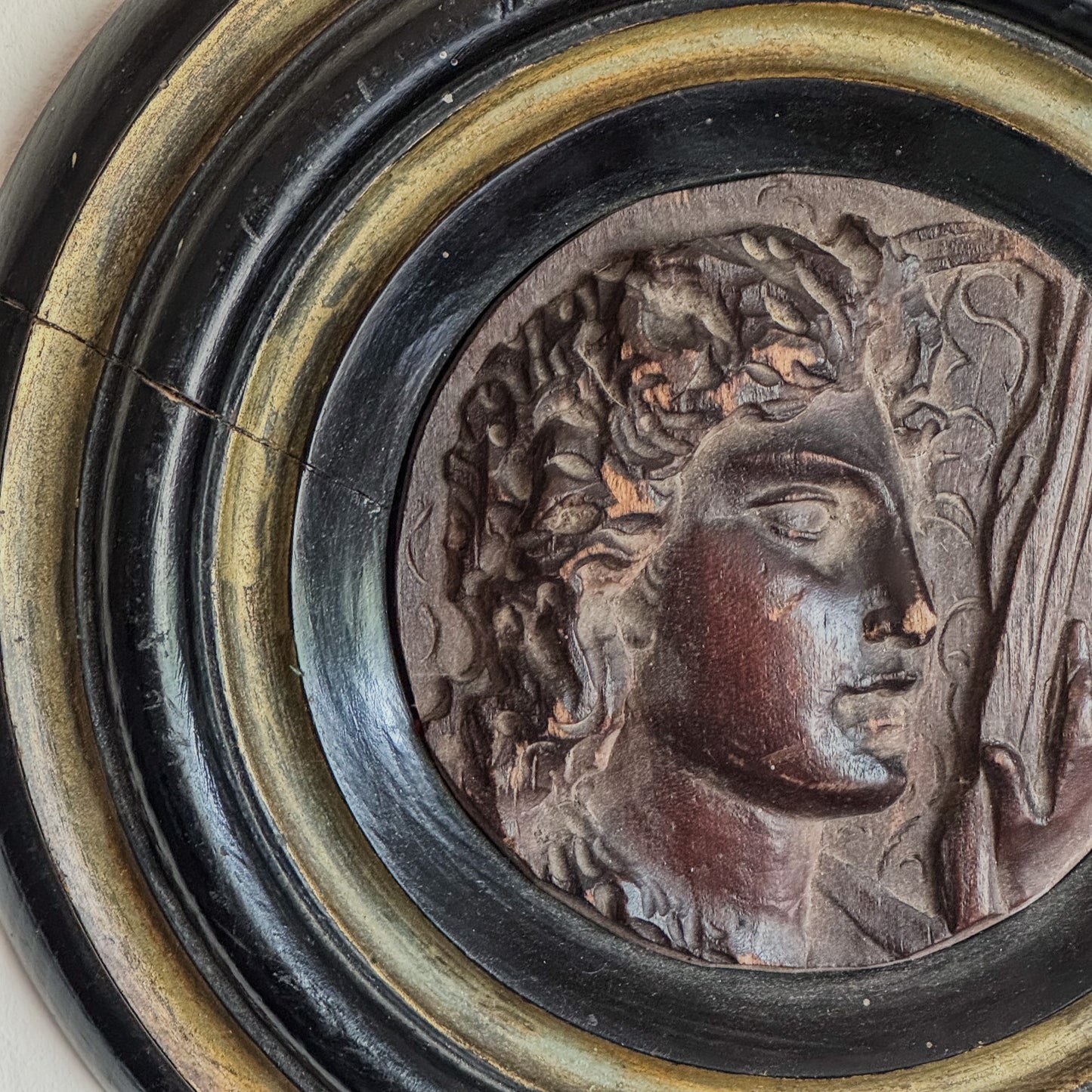 A 19th Century Framed Cameo of Alexander the Great