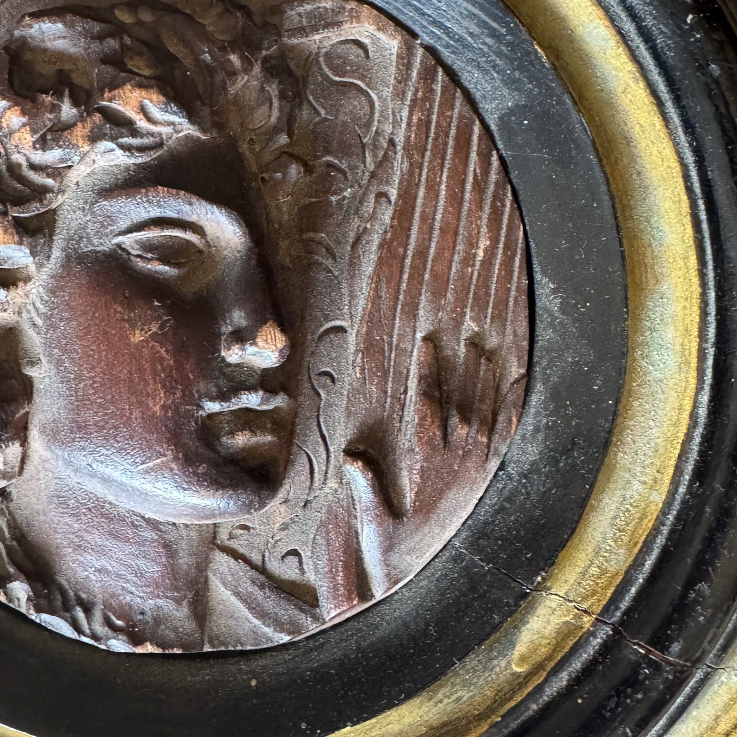 A 19th Century Framed Cameo of Alexander the Great