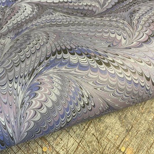 'Icarus Lake' Printed Marbled Paper