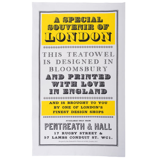 P&H London Souvenir Tea Towel