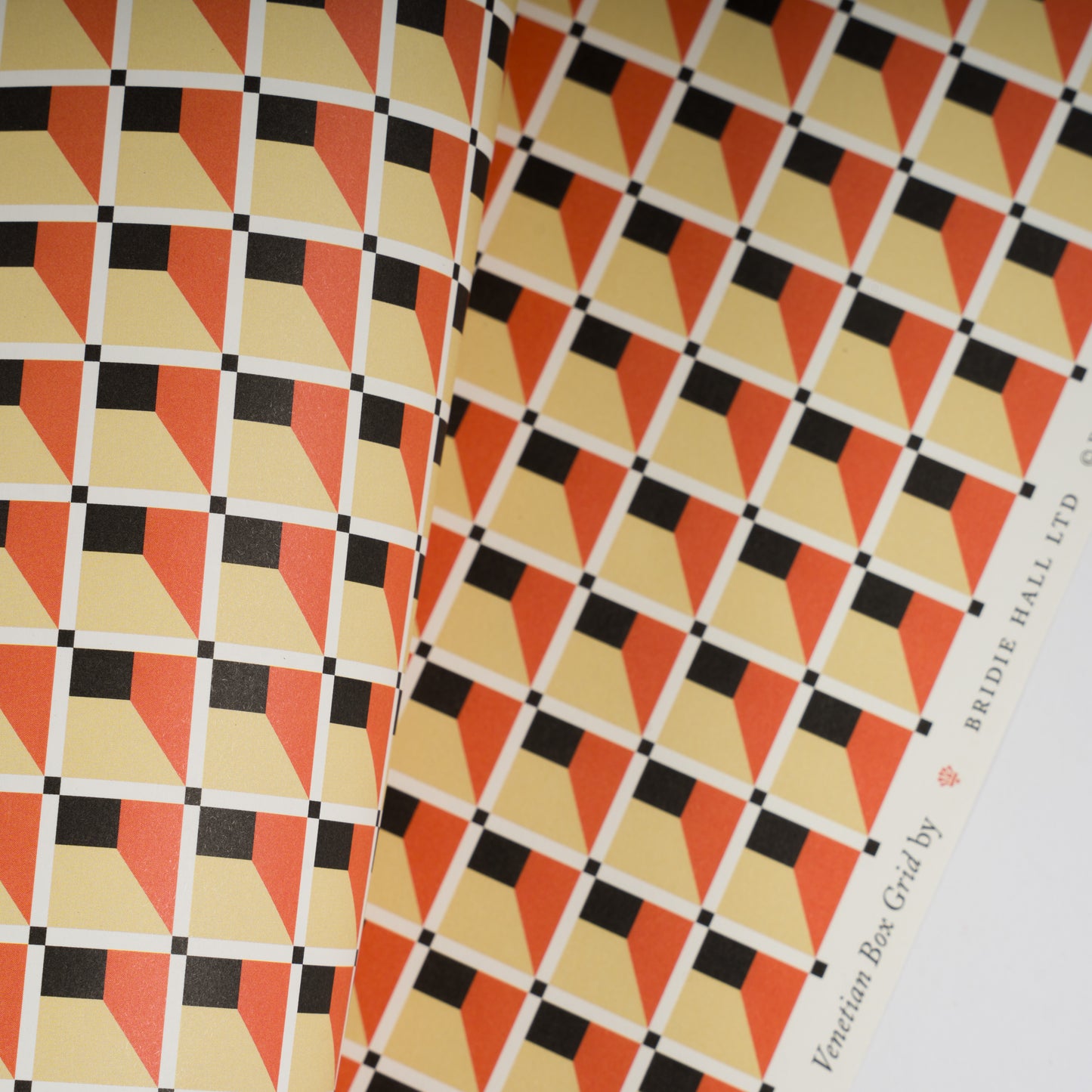 Venetian Box Grid - 5 Sheets Of Paper