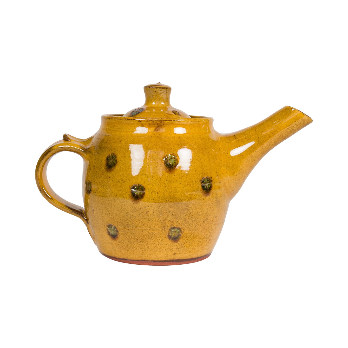 Slipware Teapot 1.5 Pint - Amber