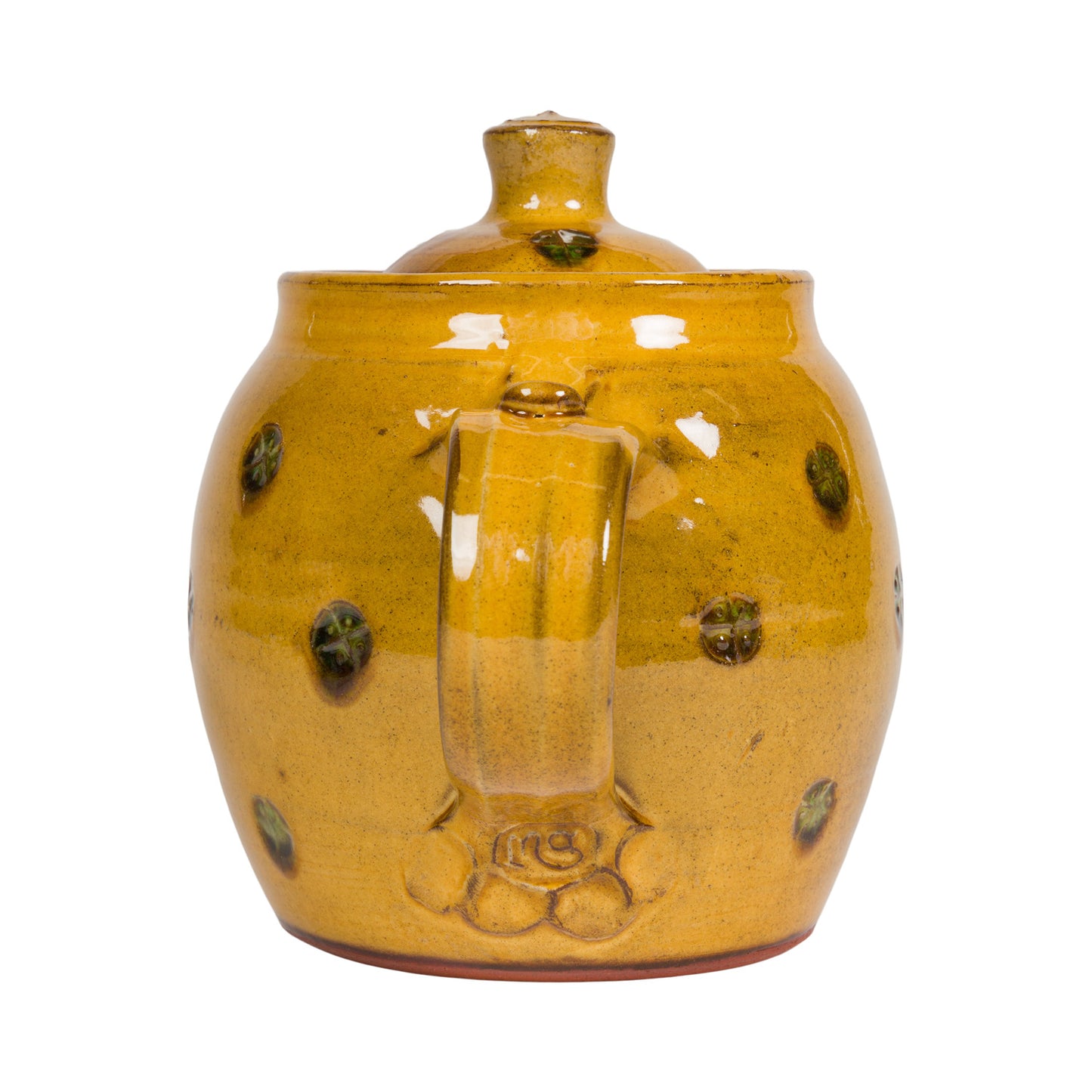 Slipware Teapot 1.5 Pint - Amber