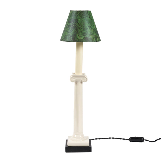6” Malachite Card Lampshade