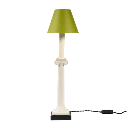 6” Olive Green Card Lampshade