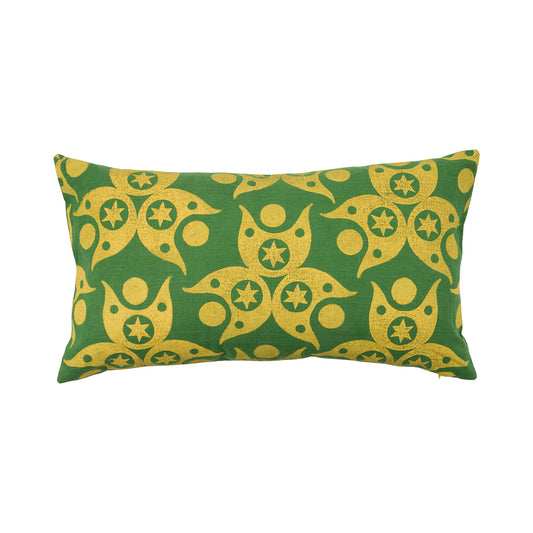 Handblock Print Linen Cushion