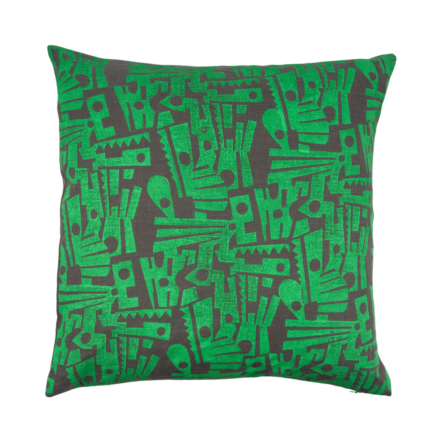 Handblock Print Linen Cushion