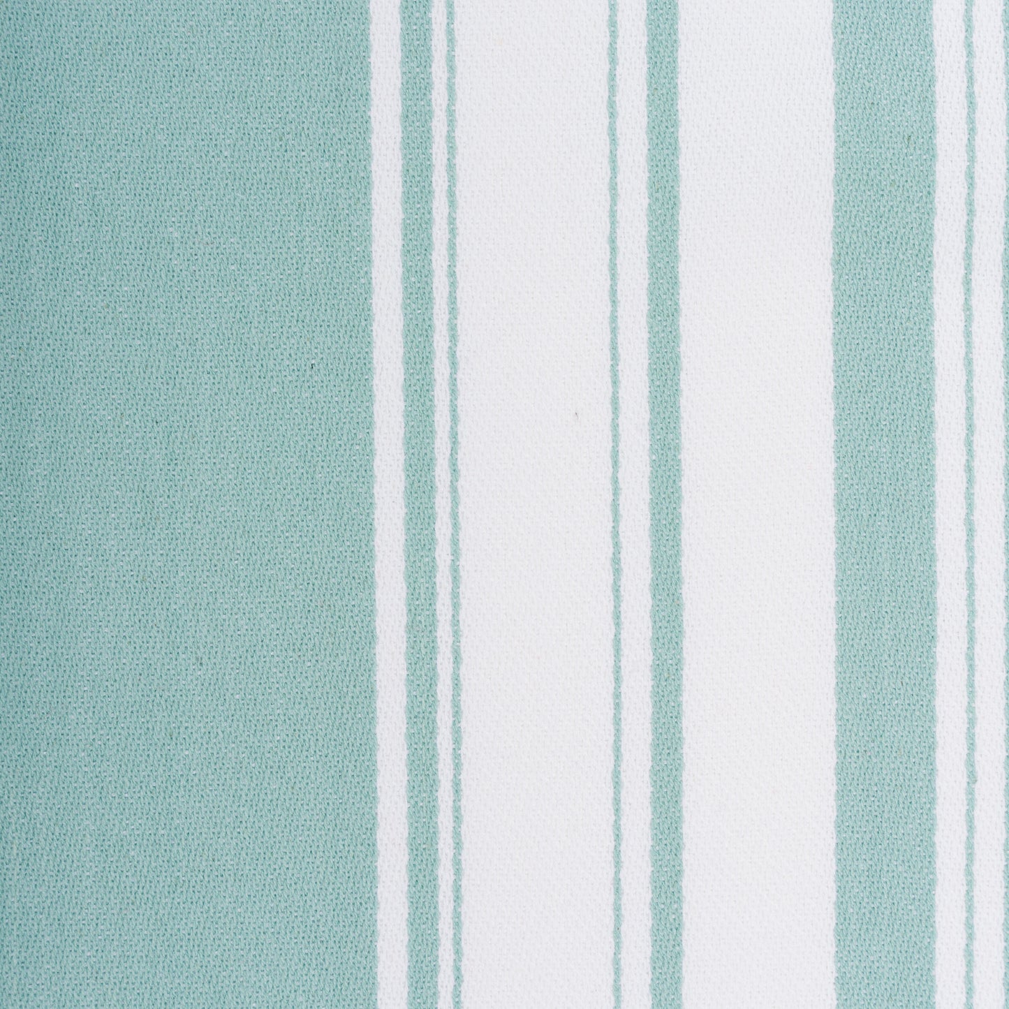 Striped Tea Cotton Towel - Duck Egg