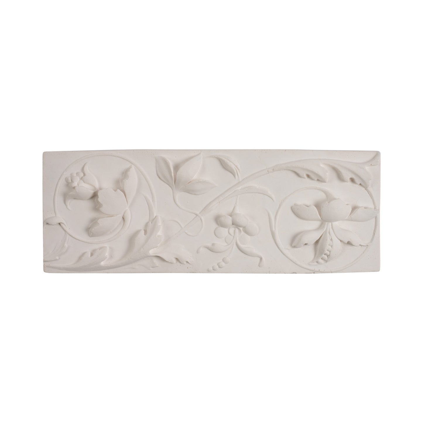 Scrolling Vine Plaster Plaque