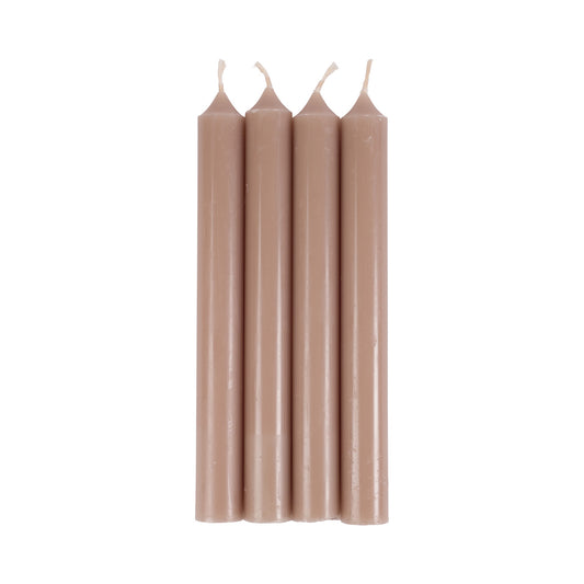 Taupe Dinner Candle - pack of 12