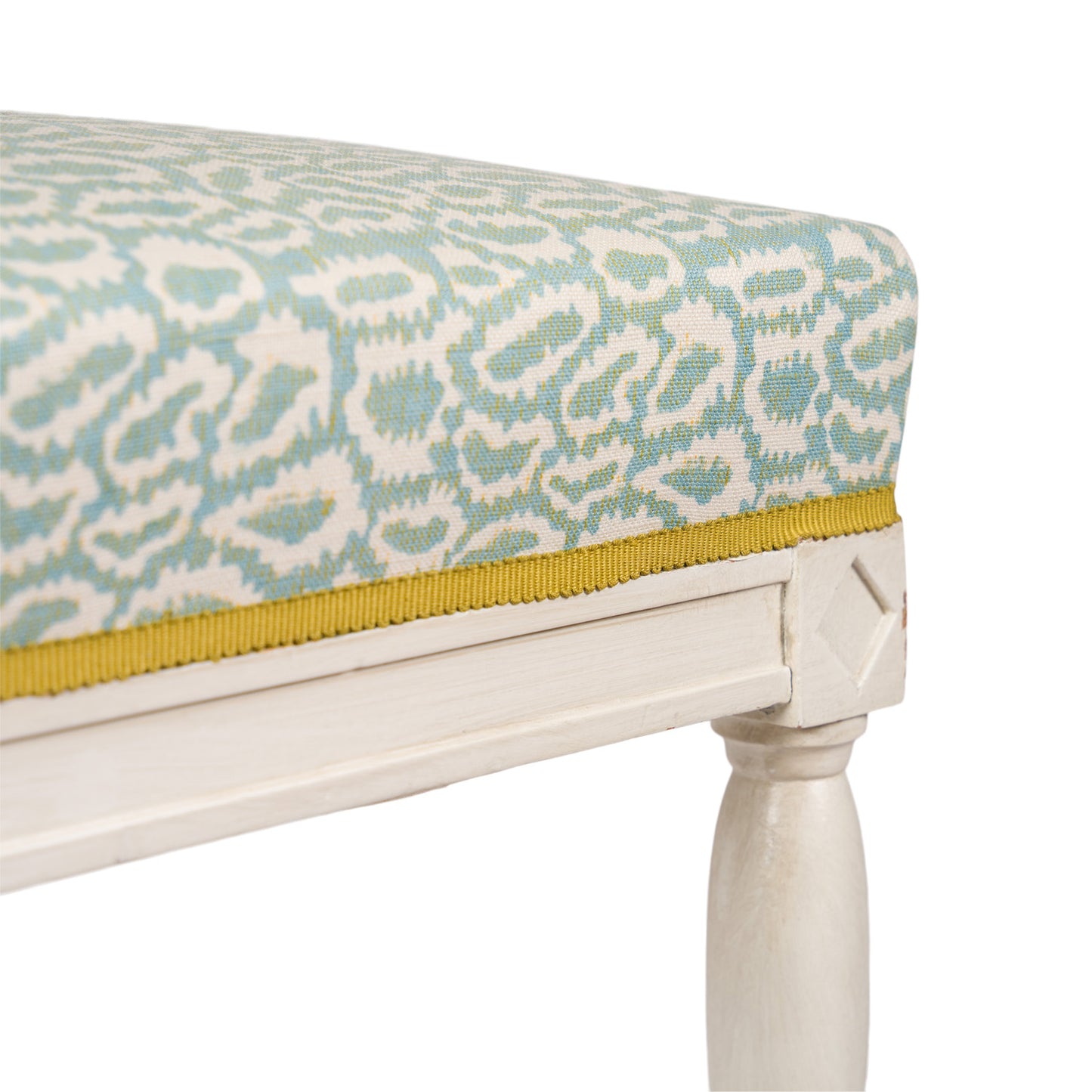 Set of 6 1920's French Painted Dining Chairs