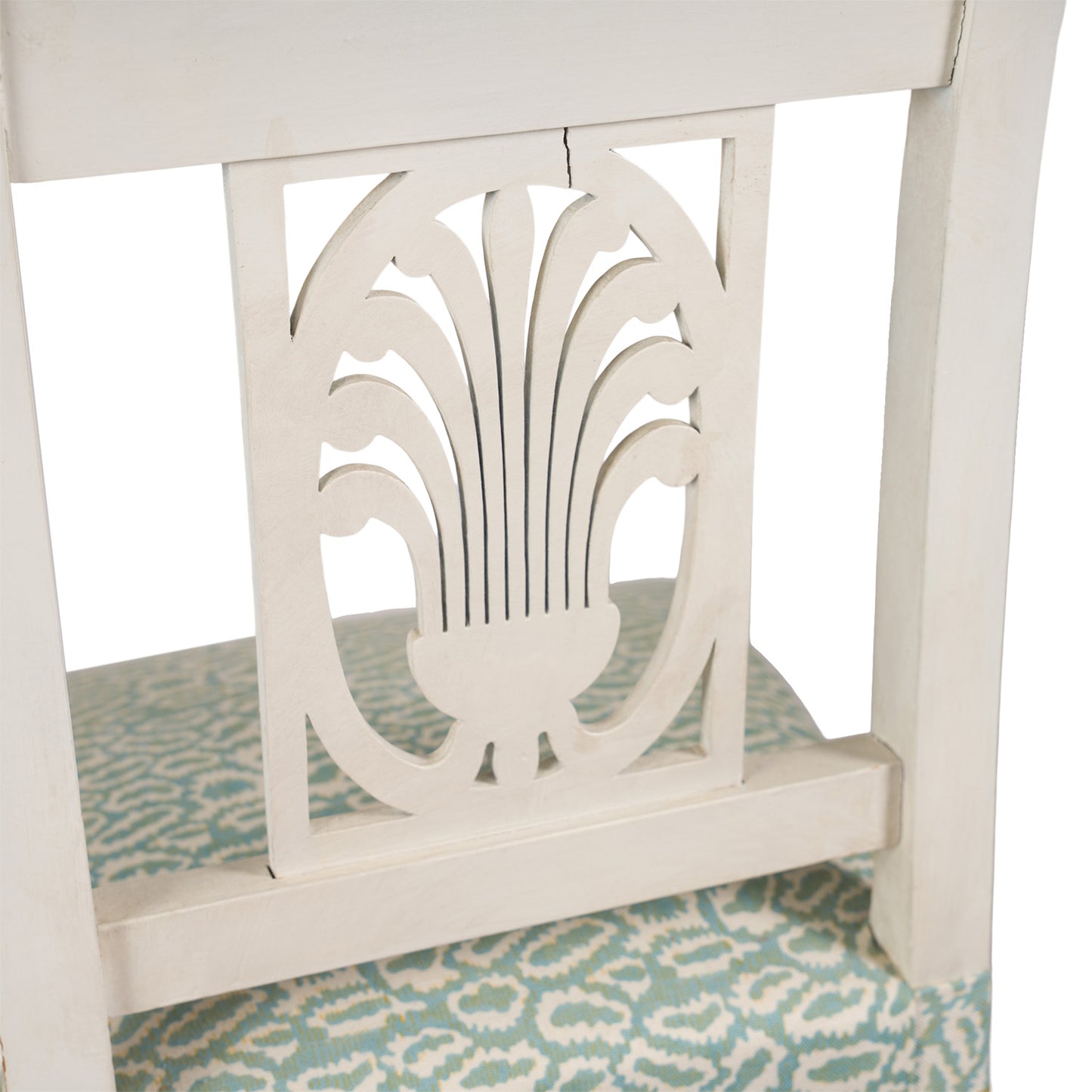 Set of 6 1920's French Painted Dining Chairs