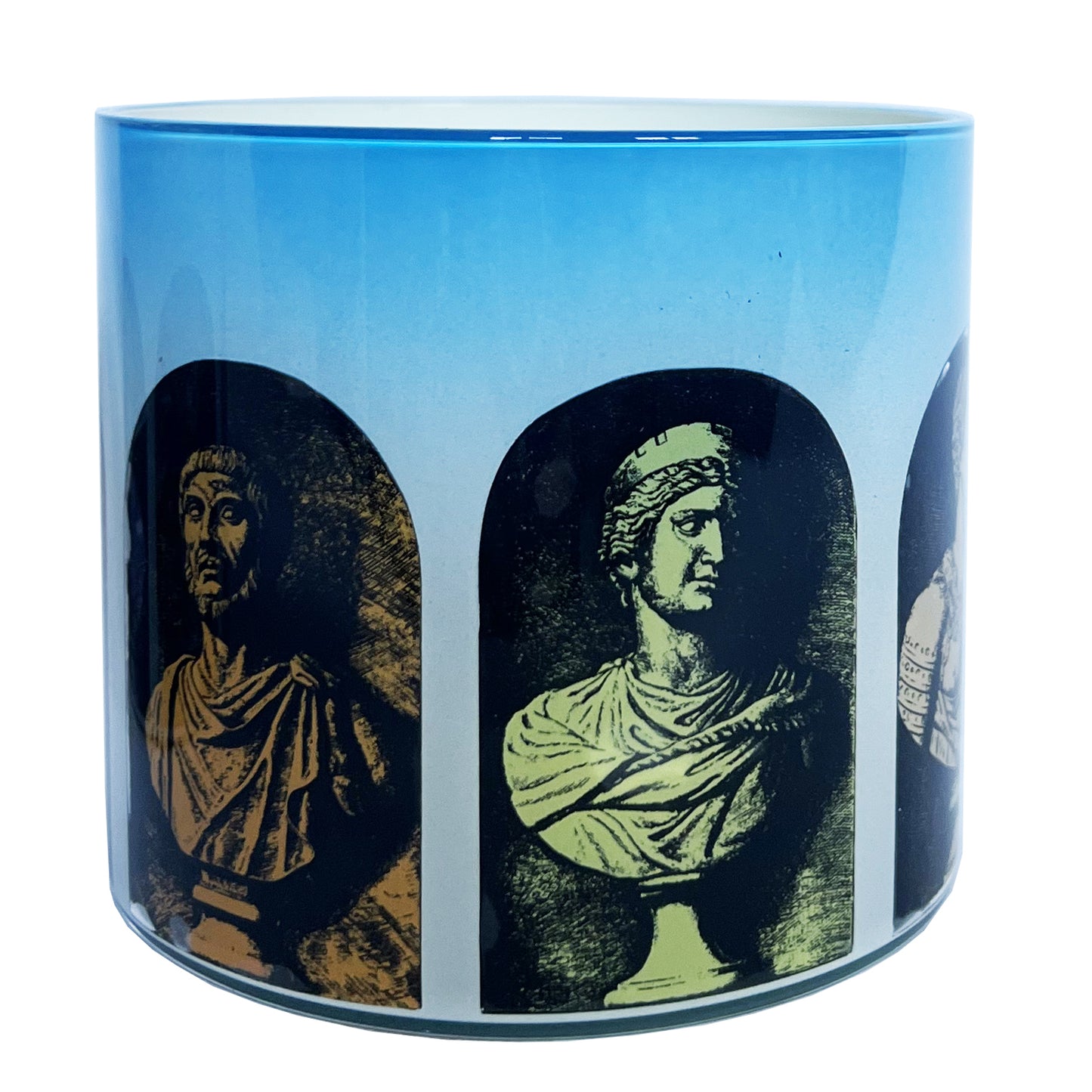Classical Alcove Brush Pot - Blue