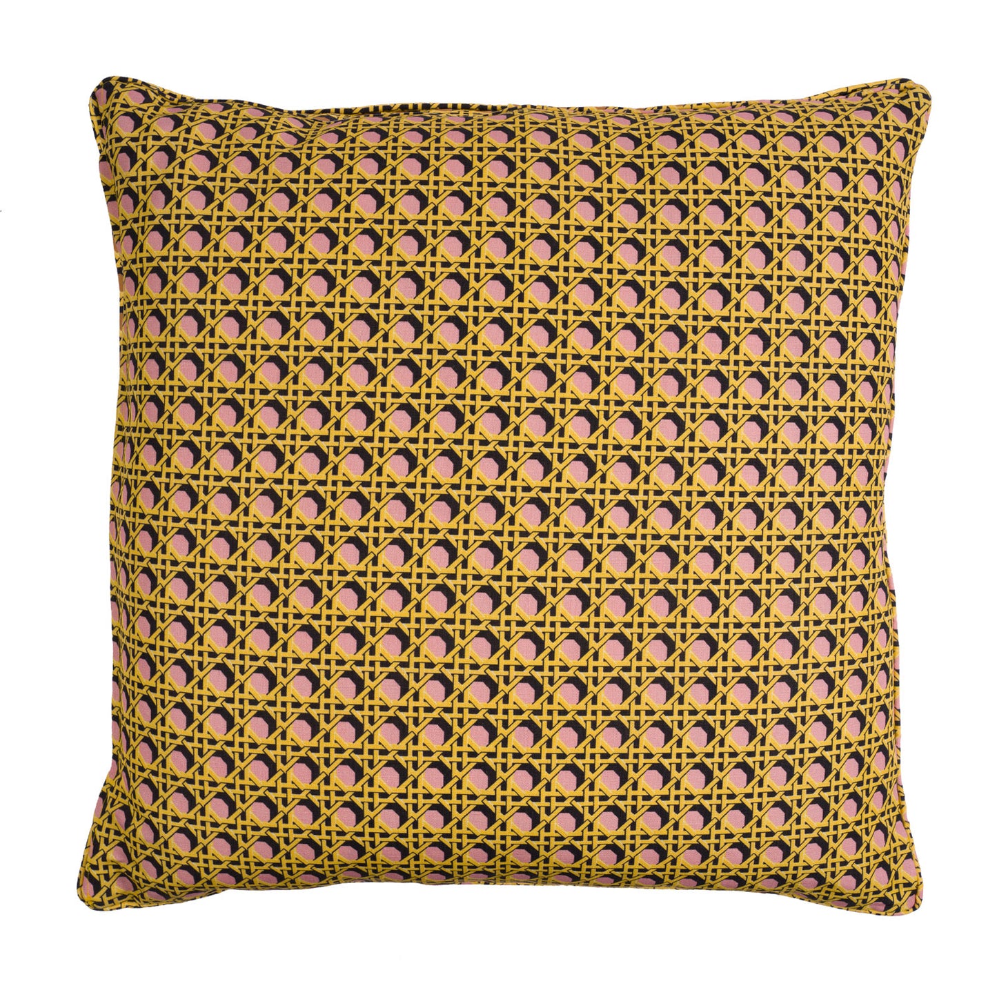 Regency Caning Cushion - Pink