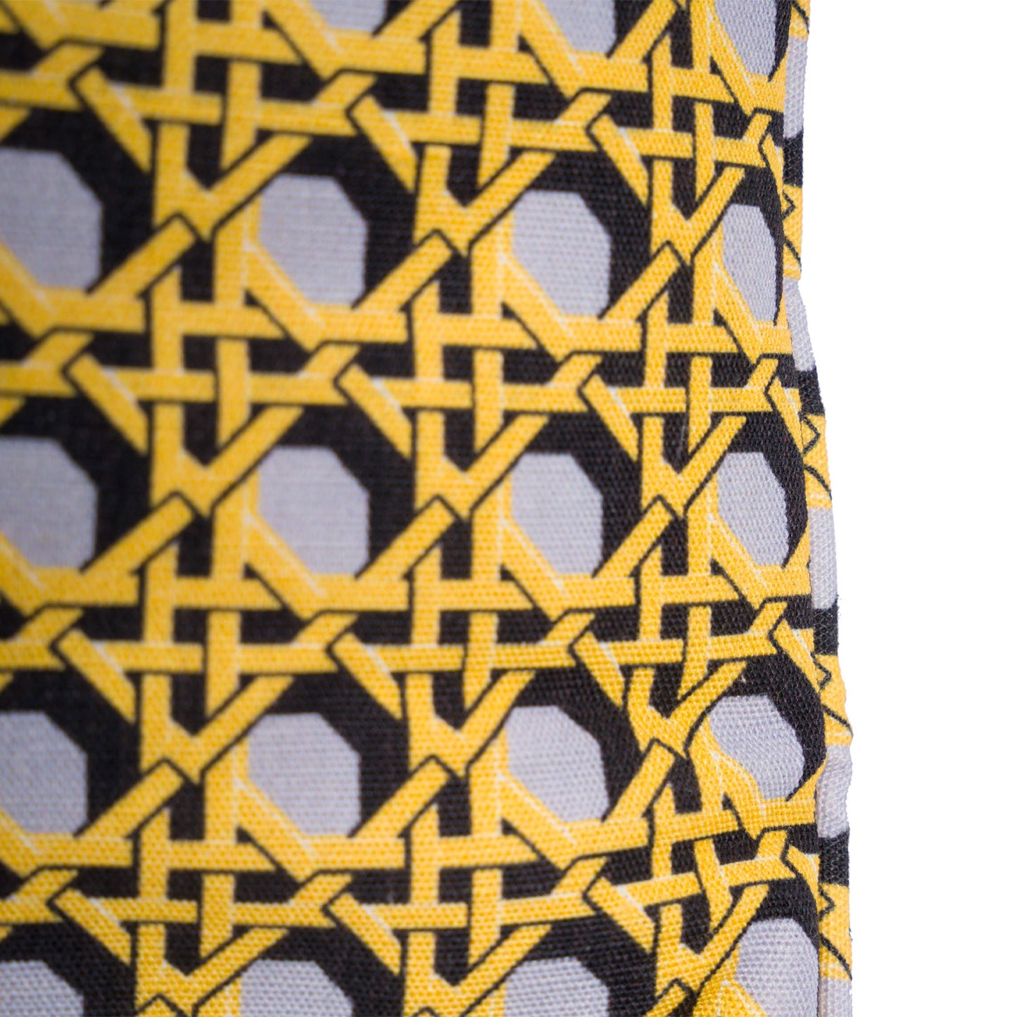 Regency Caning Cushion -Light Grey