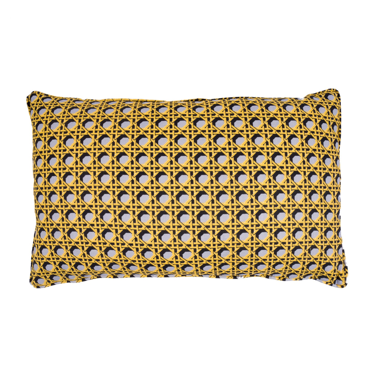 Regency Caning Cushion -Light Grey