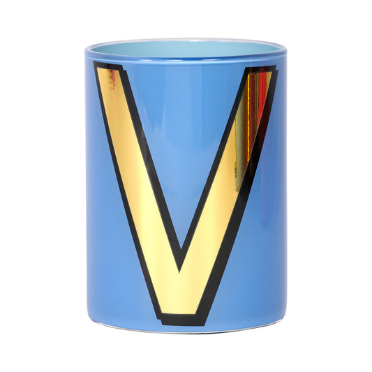 Alphabet Brush Pot - V