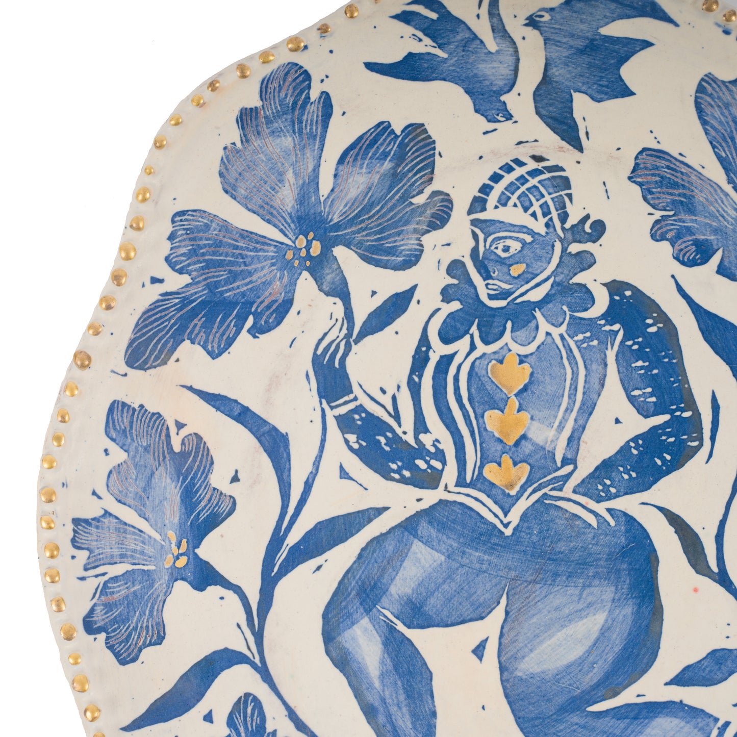 Blue Jester Candle Sconce