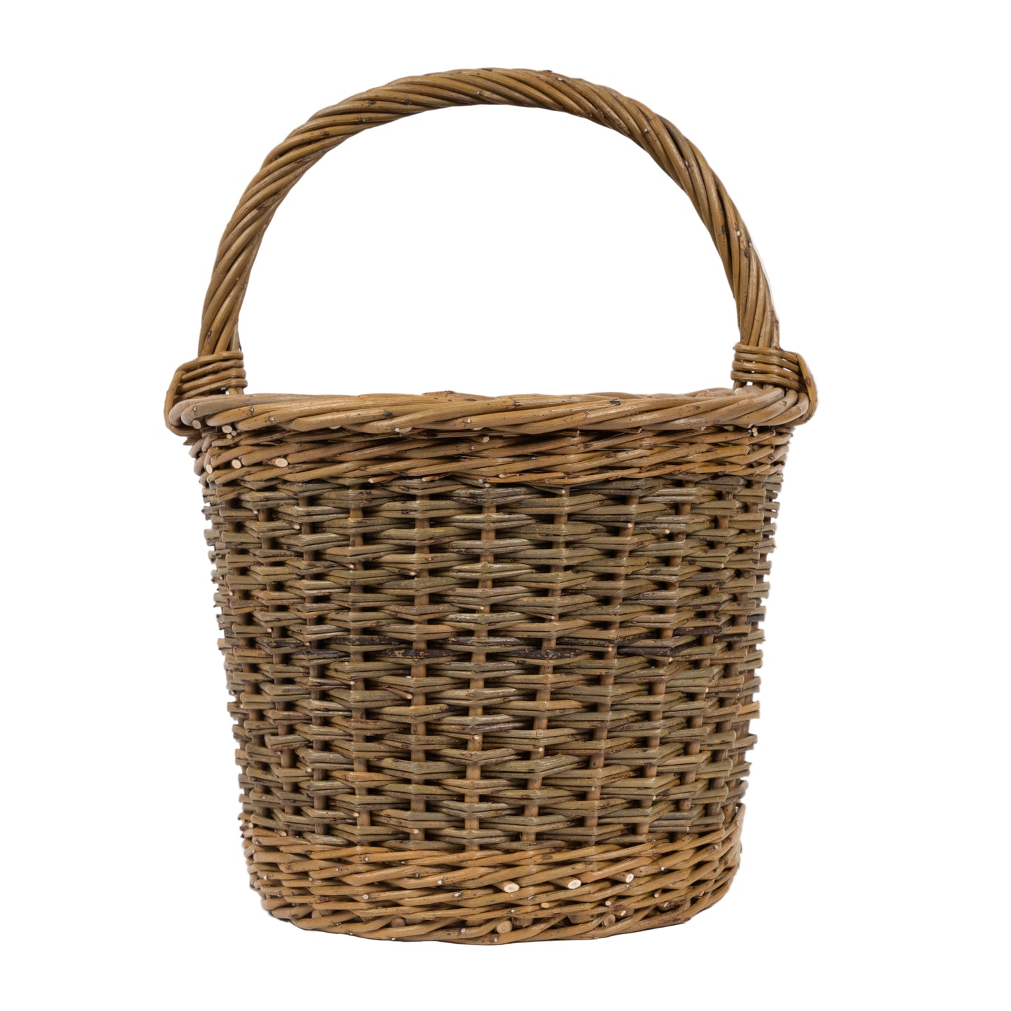 Round Shopper Willow Basket