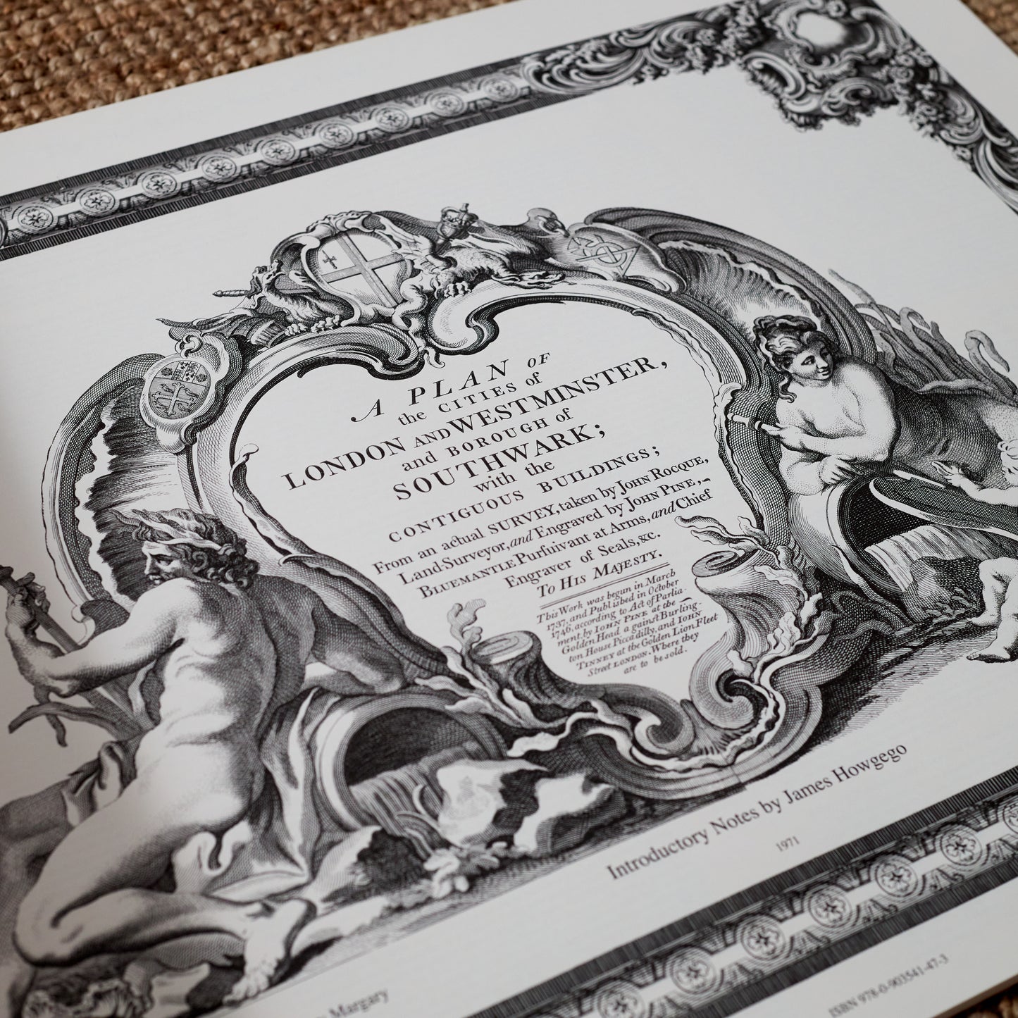 Rocque Plan of London, 1746.