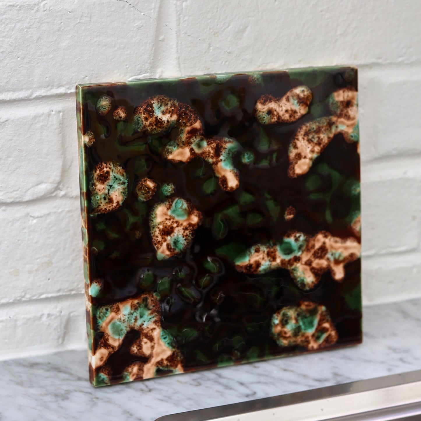 Mottled Earthenware Trivet