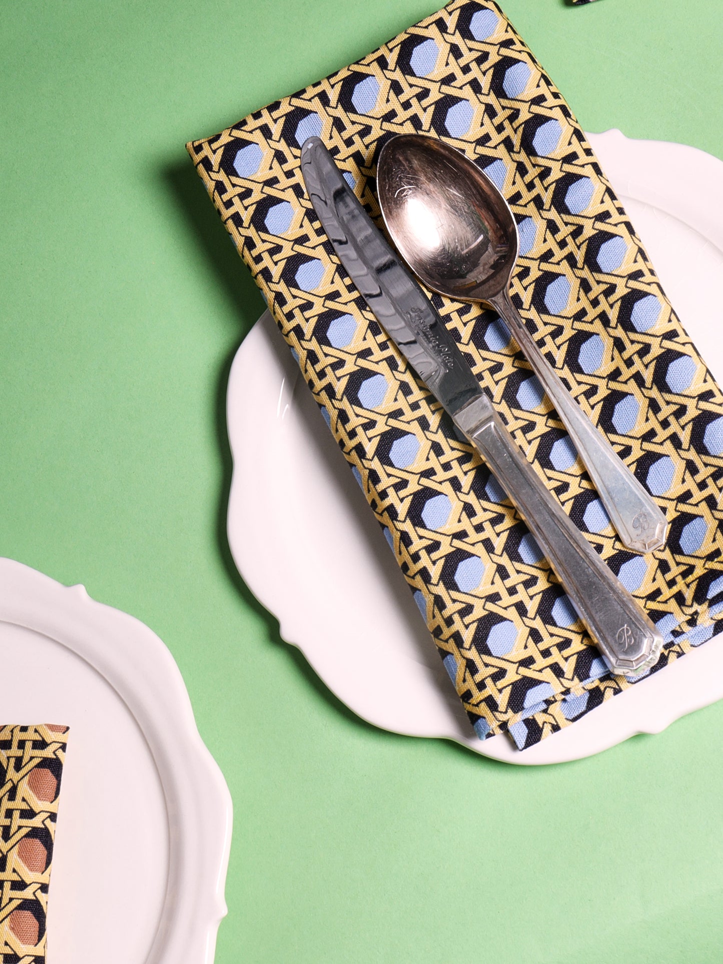 Regency Caning Napkin - Lilac