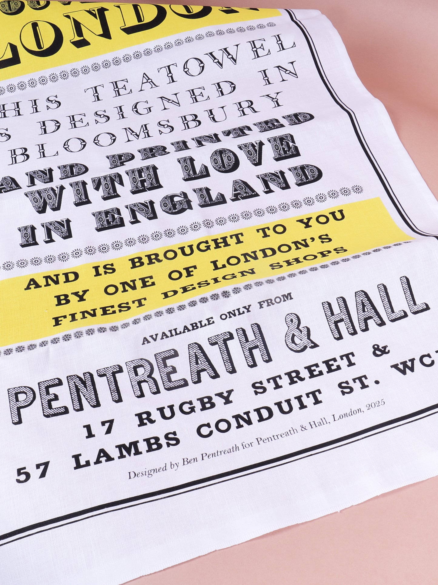 P&H London Souvenir Tea Towel