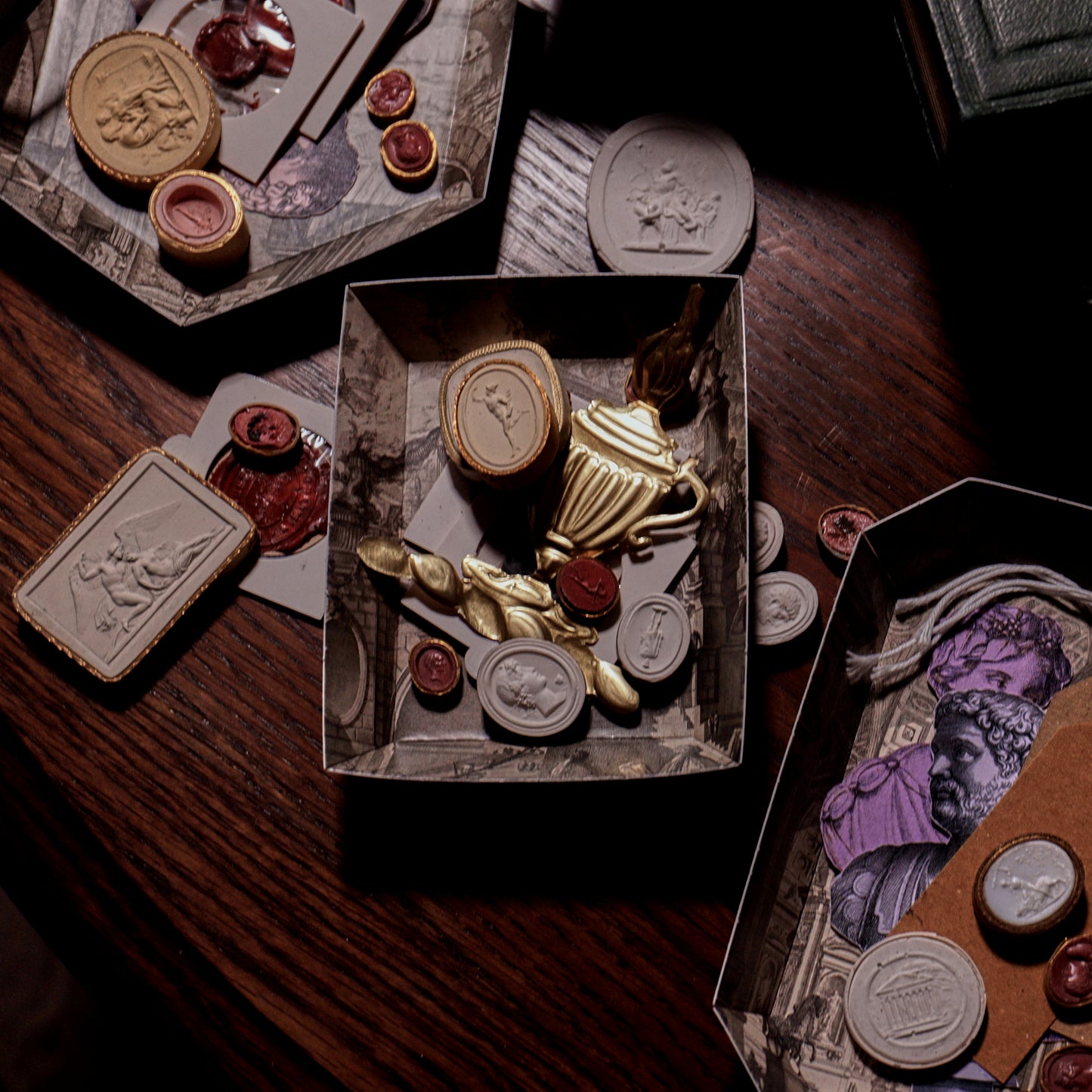 Portable Paper Trays - Set Of Four - Piranesi