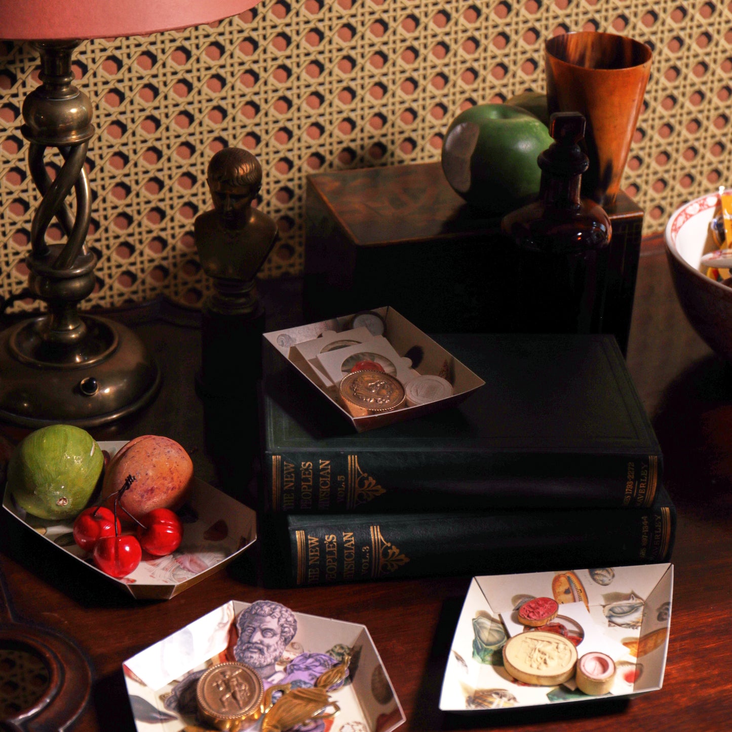 Portable Paper Trays - Set Of Four - Regenfuss Sea Shells