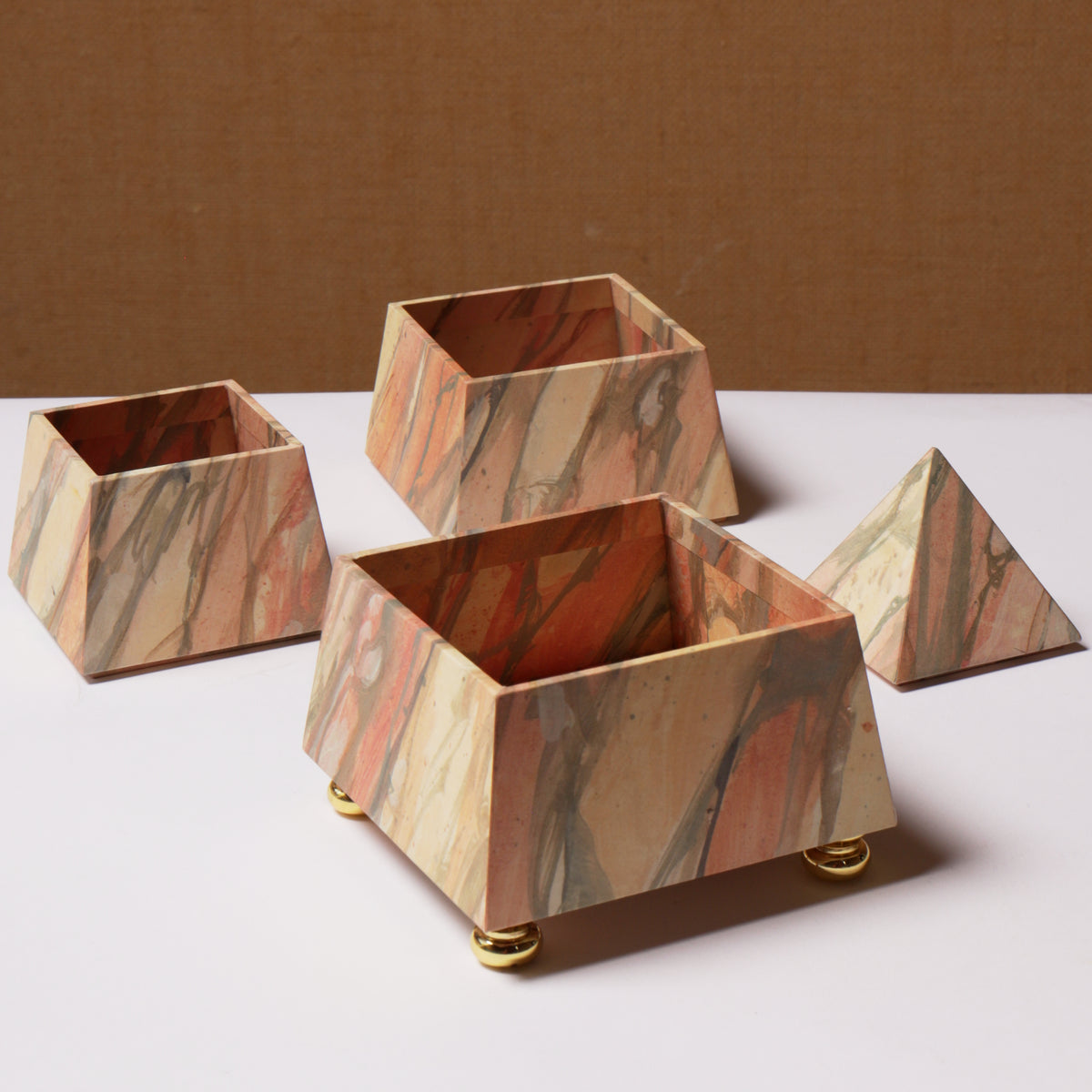 Obelisk Stacking Box - Norwegian Rose