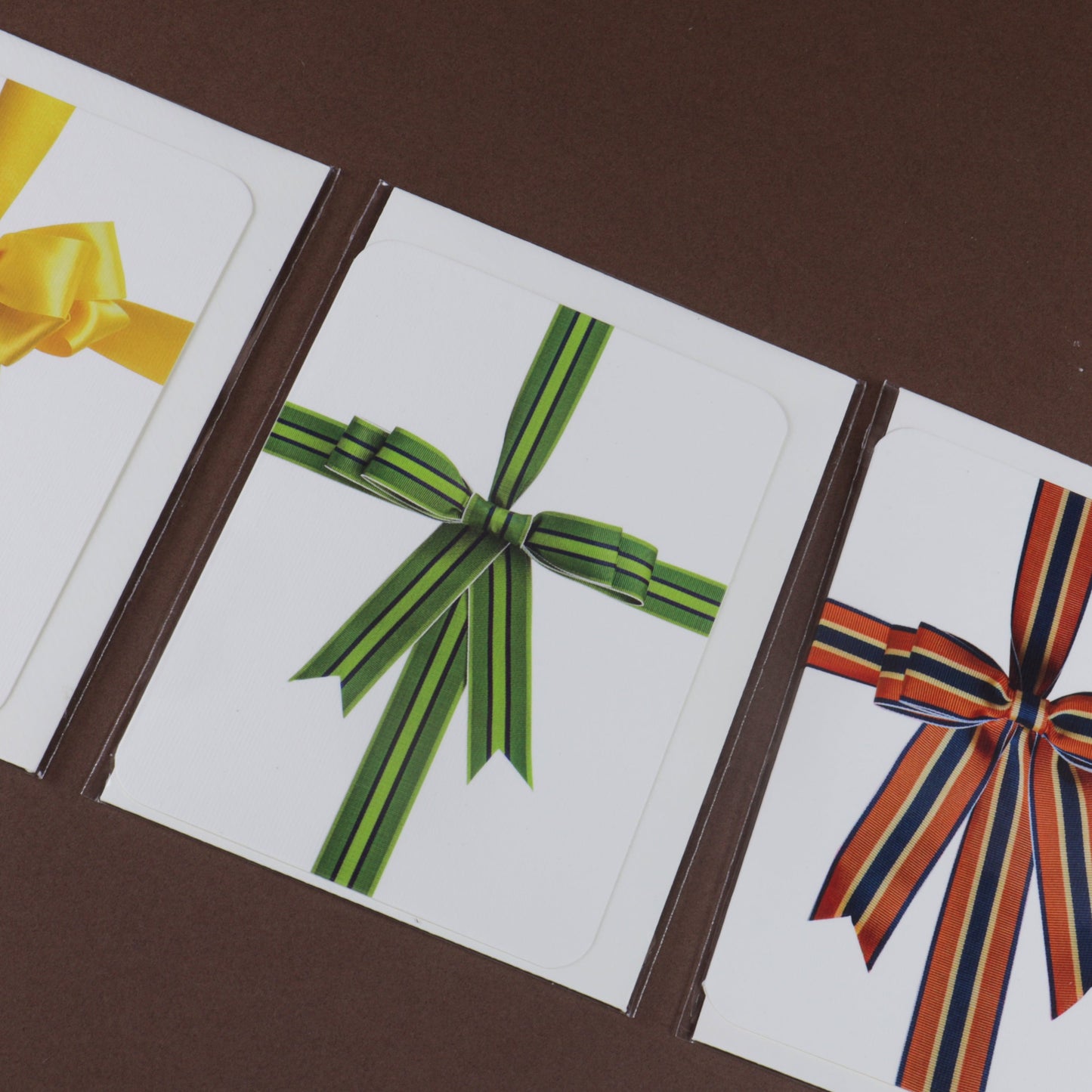 Green Bow Greeting Card