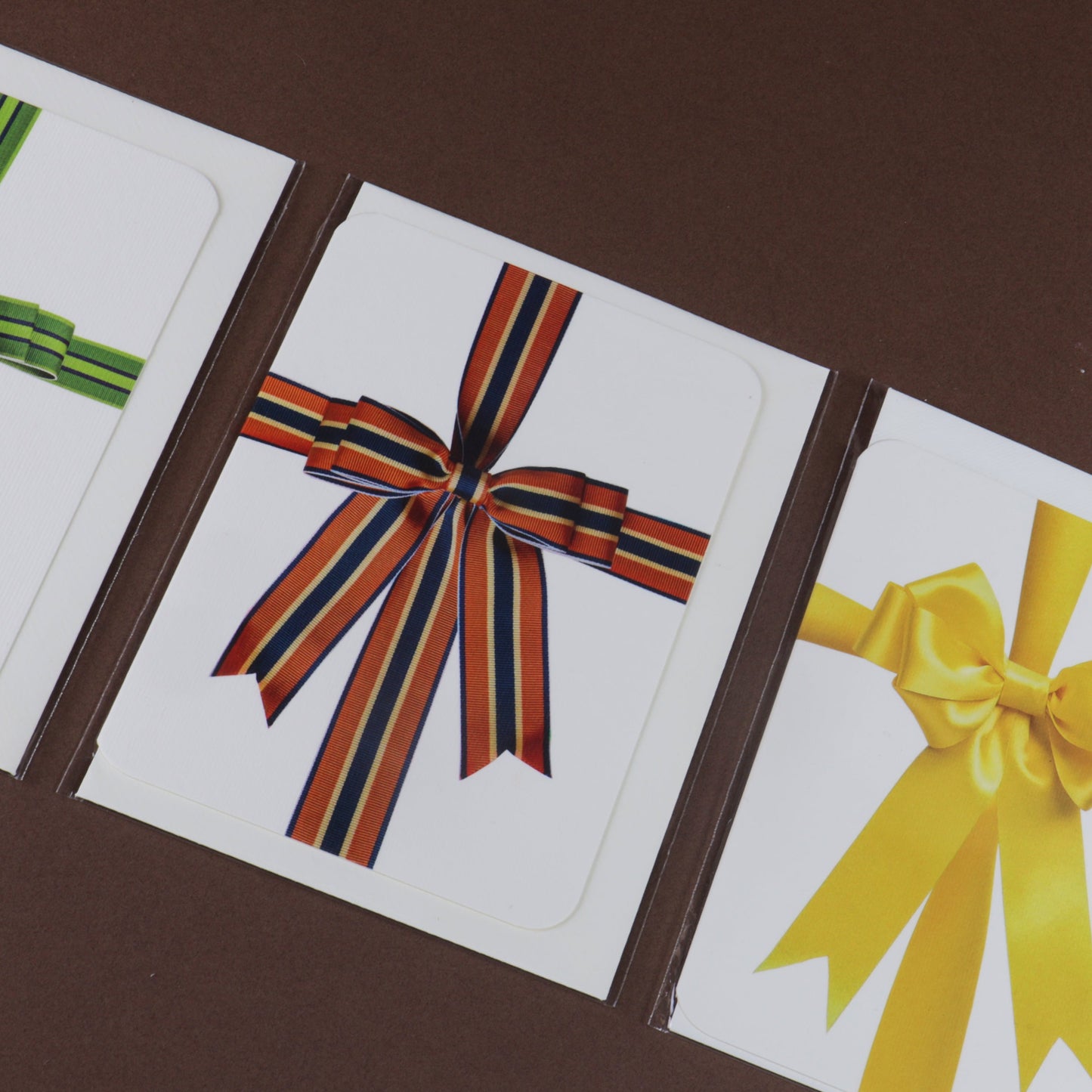 Green Bow Greeting Card