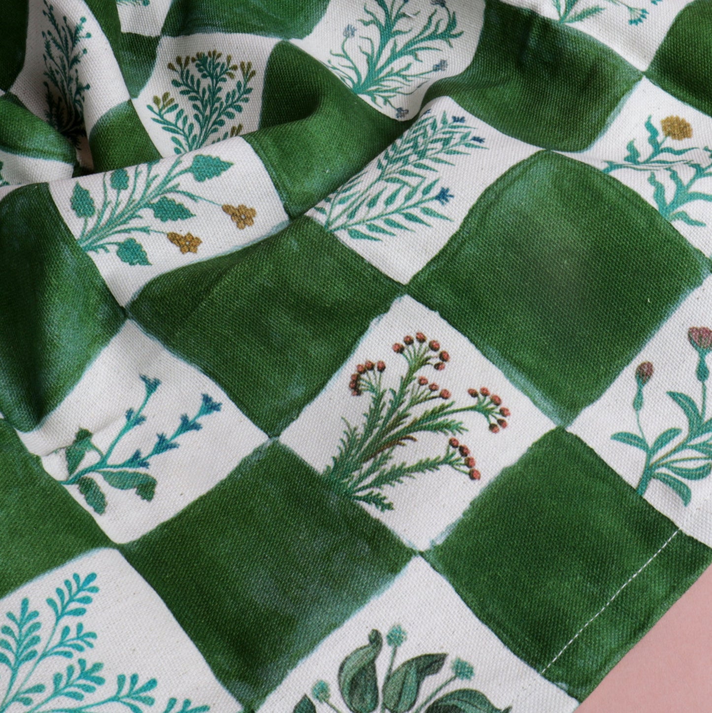 15th Century Illustrated Herbs Tea Towel