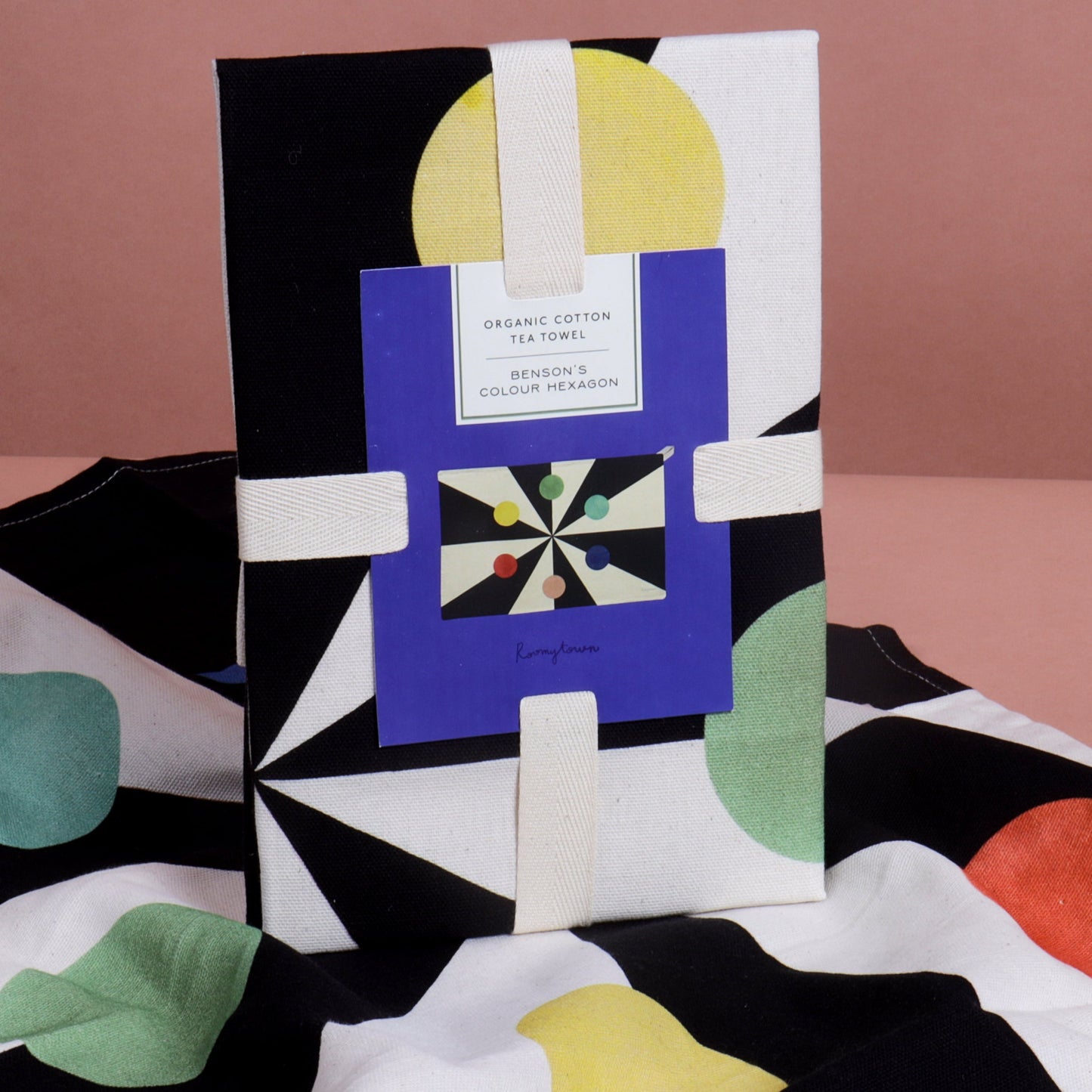 Benson's Colour Hexagon Diagram Tea Towel