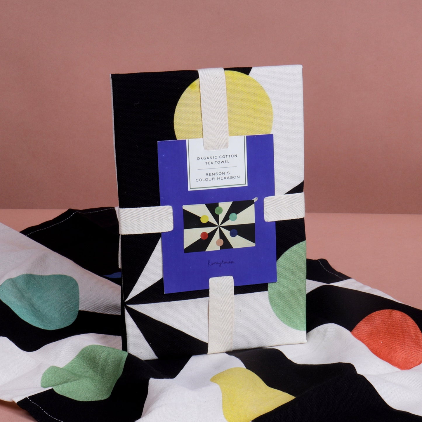 Benson's Colour Hexagon Diagram Tea Towel