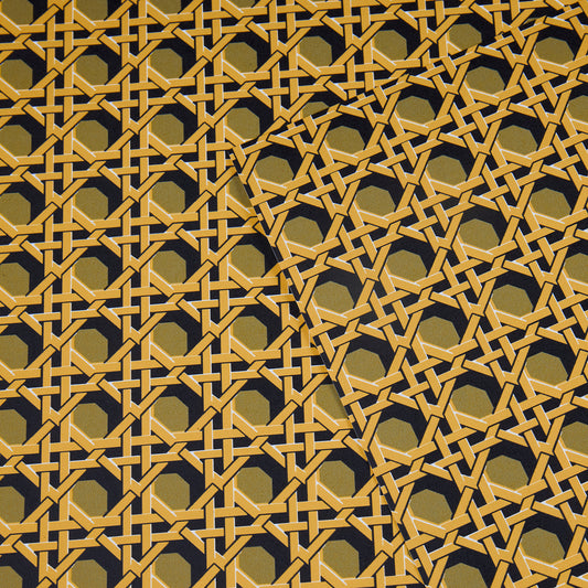 Regency Caning Wallpaper - Khaki