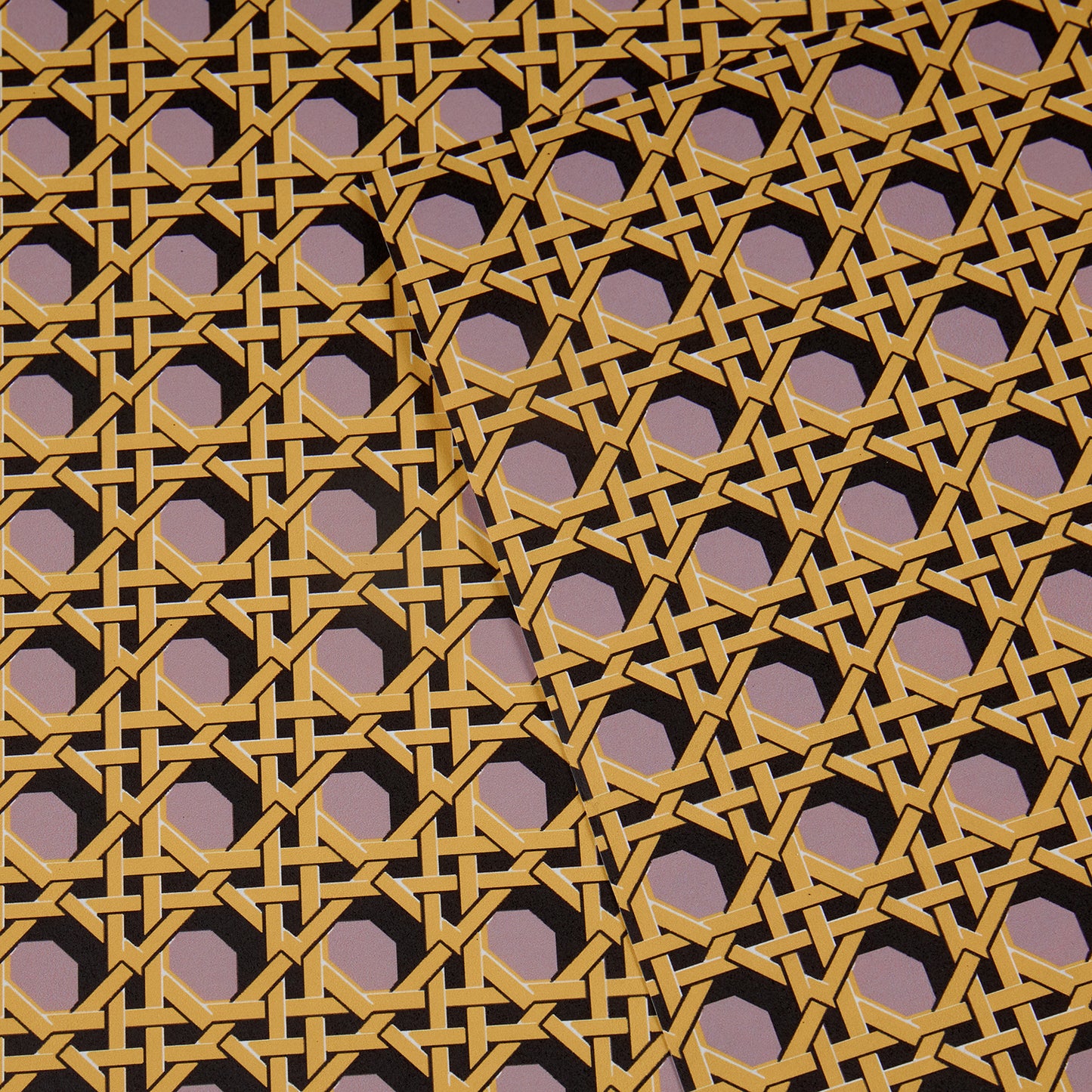 Regency Caning Wallpaper - Lilac