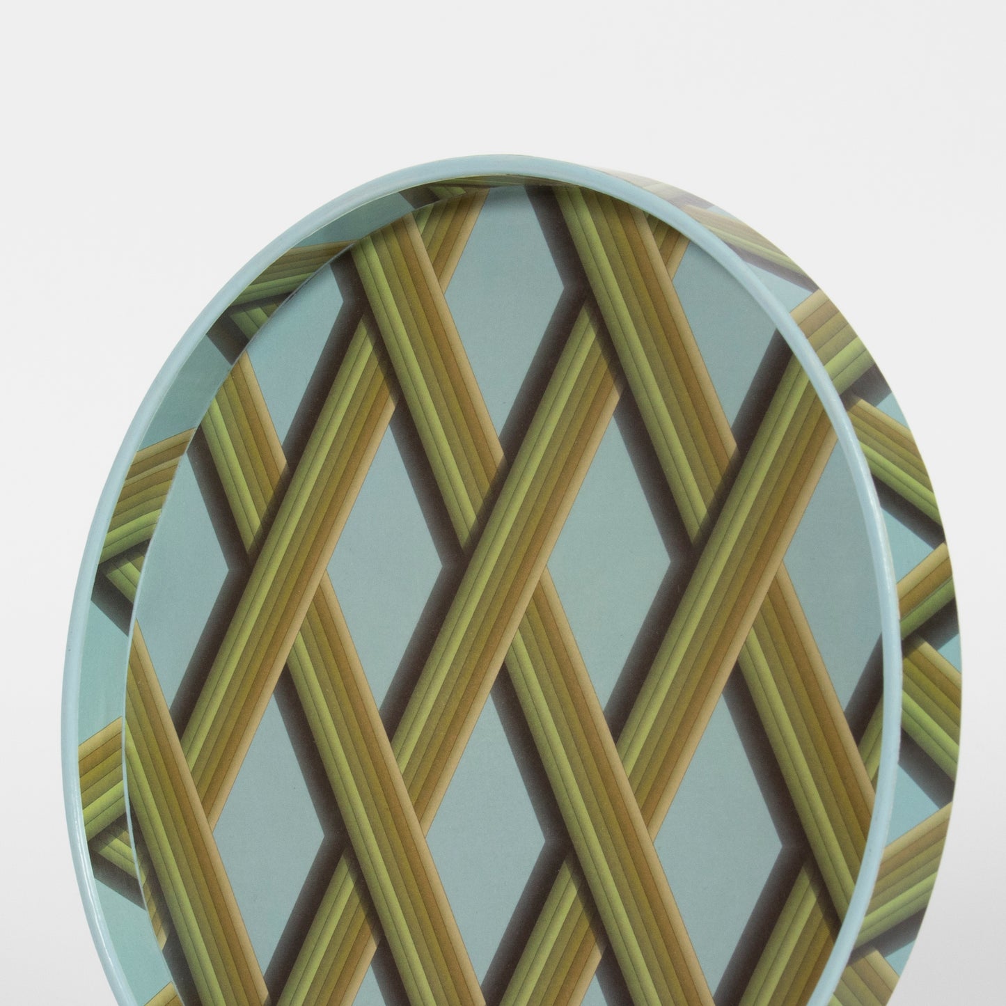 Medium Trellis Work Tray - Sky Blue